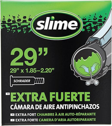 Slime 30061 Cámara Interior de Bicicleta con Sellante de Pinchazos Slime, Sellado Autónomo, Prevenir y Reparar